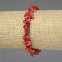 Náramek z korálu – drobné kousky 7–12×3–5 mm, délka 18 cm, elastický