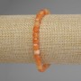 Náramek z nefritu Mashan, broušené kubíky, průměr 5×5 mm, délka 18 cm, na gumičce