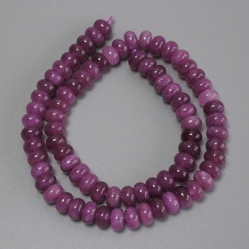 Turmalínové rondelové korálky, průměr 8×5 mm ±, délka 38 cm ± na niti