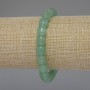 Náramek z nefritu cilindrického tvaru, průměr 8×8 mm, délka 18 cm, elastický