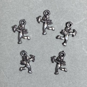 SLEVA! Balení 0,5 kg Přívěsek Amur – plast, tmavě stříbrný