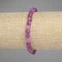 Náramek z turmalínu broušené kostky, průměr 5 × 5 mm, délka 18 cm, elastický