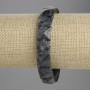 Náramek z labradoritu, broušené články 12×12 mm +/-, délka 18 cm +/- elastický