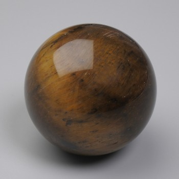 Сувенірна куля з натурального каменю Тигрове Око, діаметр 40мм+