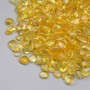 Přírodní citrínová drť bez otvoru 7–14×7–9 mm ± (na 100 g)