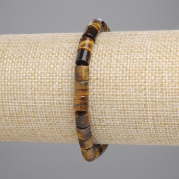 Cylindrický náramek z tygřího oka 18 cm