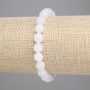 Náramek z horského křišťálu, broušené kuličky o průměru 8 mm, délka 18 cm, pružný