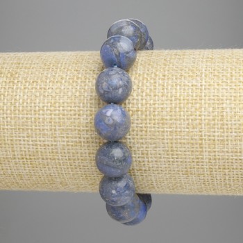 Браслет губчастий Корал гладка кулька 12мм+-, довжина 18см+- стрейч