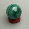 Suvenýrská koule z malachitu, průměr 28 mm ± hmotnost 46 g