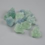 Fluorit, přírodní nezpracovaný kámen, průměr 21–23×22–30 mm ± (různé velikosti) (Cena za 100 g)