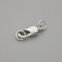 Cena za 1 ks. karabinkové zapínání, průměr 16×7 mm ± barva kovu stříbrná