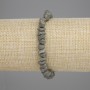 Náramek z pyritu, neopracované kameny, průměr 5–7×3–5 mm, délka 18 cm ±, na elastické šňůře
