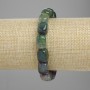 Náramek z agátu – tyčinkové korálky 11–13 mm, 5×8 mm, 5–9 mm ±, délka 18 cm ±, elastický