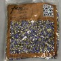 Modré křišťálové kamínky, průměr 4 mm ± balení 75 g