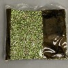 Zelené štrasové kameny, průměr 3 mm, balení 105 g (+-)