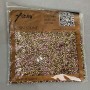 Růžové štrasové kamínky, průměr 2 mm ±, balení 40 g (±)