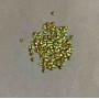 Štrasové kamínky, zelená barva, průměr 2,5 mm (±), balení 4 g (±)