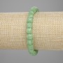 Náramek z broušeného chryzolitu kubíku, průměr 7×7 mm, délka 18 cm, elastický