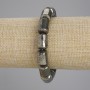 Náramek pyritu cylindrického tvaru, průměr 14×10 mm, délka 18 cm, elastický