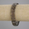 Náramek z rauhtopazu, broušené články, průměr 12,5×9,5 mm, délka 18 cm +/- elastický