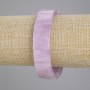 Náramek z přírodního kunzitu, korálky o rozměrech cca 16×12 mm, délka 18 cm, elastický