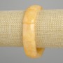 Náramek z citrínu s hladkými články, průměr 22×15 mm ±, délka 18 cm ±, pružný