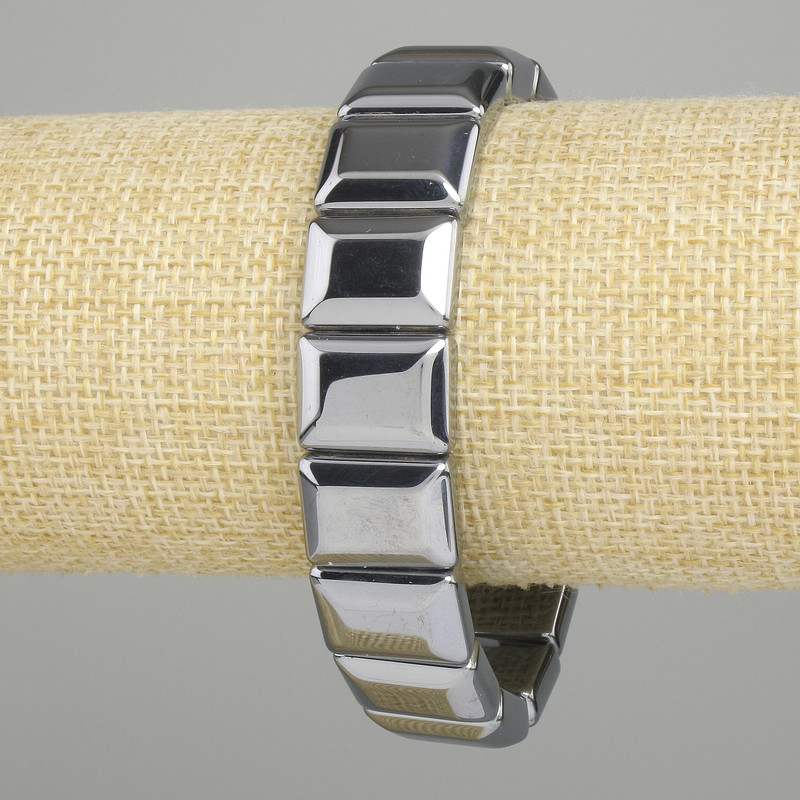 Náramek Terahertz – články, průměr 16×12 mm, délka cca 18 cm, elastické provedení