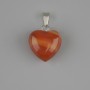 Přívěšek Srdce z karneolu 15 × 15 × 22 mm+