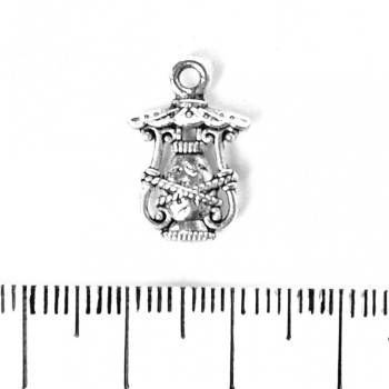 Přívěšek kerosínová lucerna, Ø 18×12 mm, balení 20 g ± 20 ks