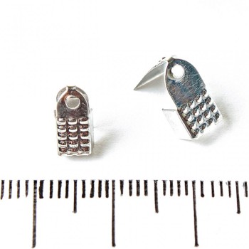 Krimpovací koncovky na šňůrky, balení 70 ks, 4×7×10 mm ± 10 g