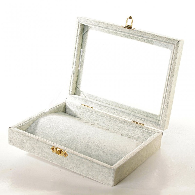 Doprava zdarma jako dárek! (20×15×5 cm) Sametový vitrínový box A40-1