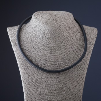 Шнурок сірий каучуковий, діаметр 6мм + -, довжина 50см +