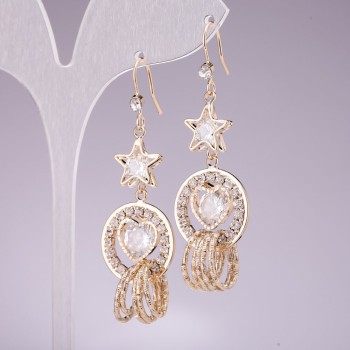 Náušnice Hvězdy, délka 55 mm