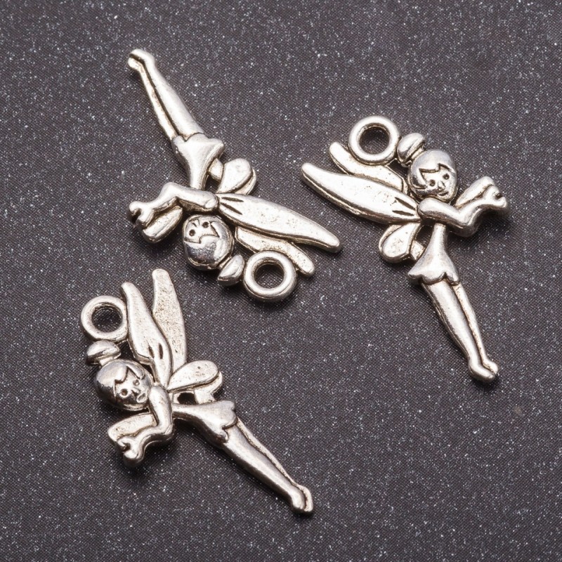 Přívěšek – Víla, 25×12 mm, balení 20 g, ±18 ks
