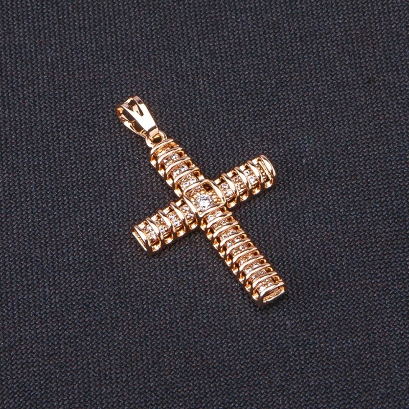 Přívěšek kříž Xuping 3×2 cm