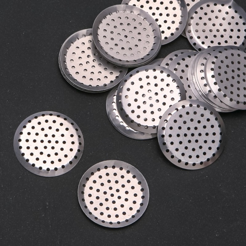 Příslušenství – základ pro brož „cedník“ síto, průměr 30 mm, balení 31 ks