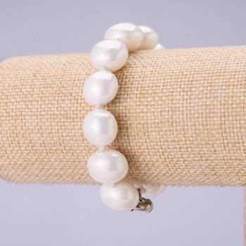 Náramek Mallorca, průměr 15×12 mm, délka 19 cm