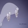 Náušnice Xuping Tulipán 15×8 mm rhodiované
