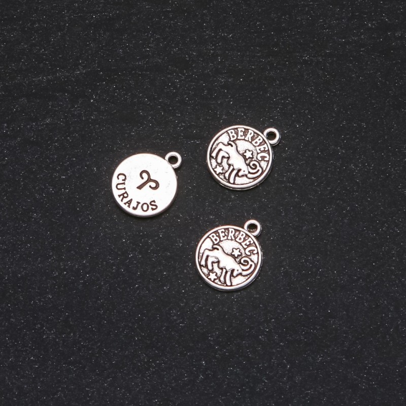 Přívěsek Zodiak Beran, průměr 12 mm, balení 20 g ± 18 ks