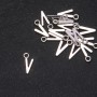 Přívěsek ve tvaru písmene V, 17 × 7 mm, balení 20 g (± 30 ks)