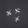 Přívěsek z kovových komponent «Letadlo» 16×13 mm, balení 20 g ± 30 ks