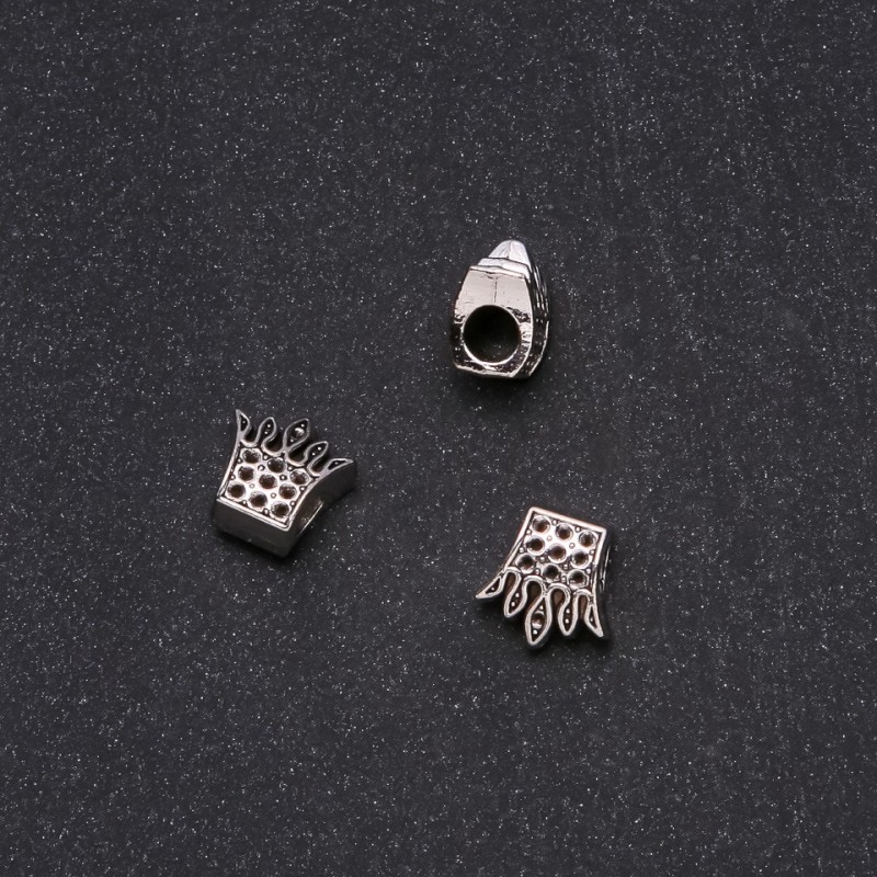 Korálka Pandora Koruna 12×12 mm, díra 4,5 mm, balení 20 g ± 9 ks
