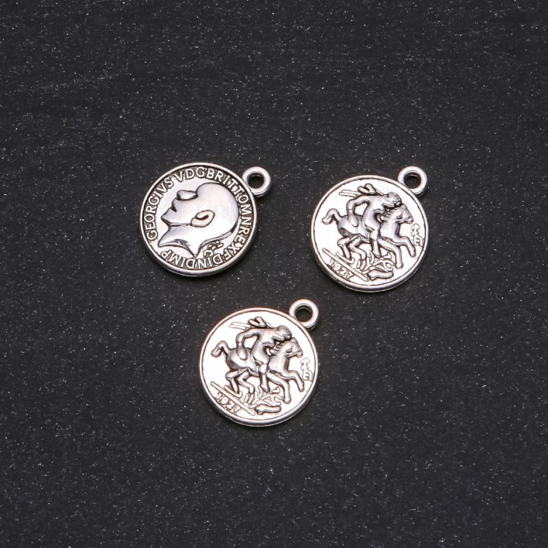 Přívěsek mince Georg V. 19×16 mm, balení 20 g ± 9 ks