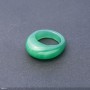 Prsten ze světle zeleného agátu, výška 6,5–15 mm, šířka 4–8 mm, průměr 19,20 mm