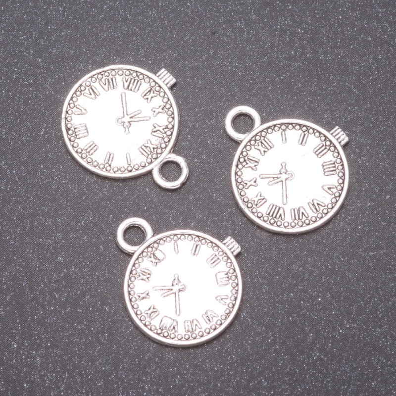 Přívěšek „Hodinky“, rozměry 15×9 mm, očko 5 mm