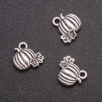 Přívěšek Dýně, průměr 10×11 mm, balení cca 27 ks, hmotnost 20 g