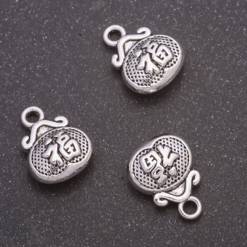 Přívěsek – Čínský lampion, průměr 10×13 mm, balení 20 g ± 14 ks