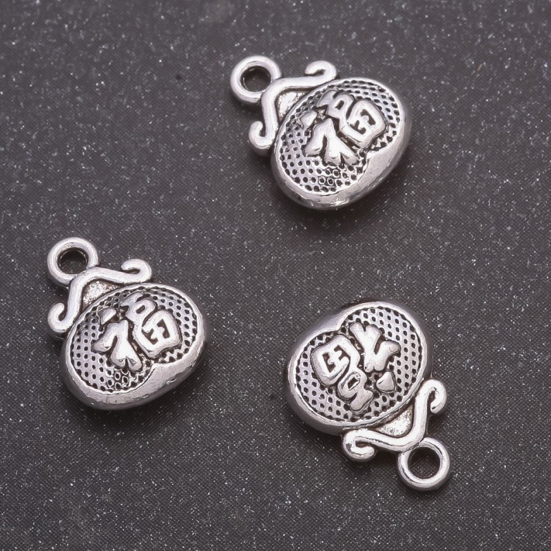 Přívěsek – Čínský lampion, průměr 10×13 mm, balení 20 g ± 14 ks