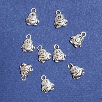 Příslušenství – Přívěsek Tučňák, průměr 10×13 mm, průměr v mm, balení 20 g ± 19 ks