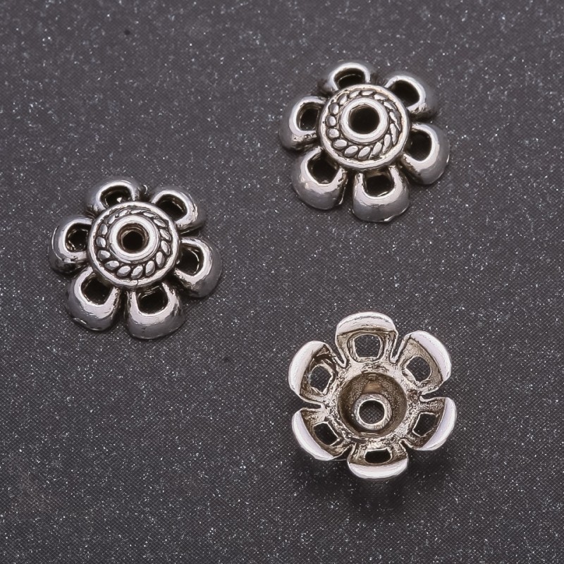 Koncovka pro šperky, průměr 11 mm, vnitřní průměr 6 mm, balení 20 g ± 42 ks